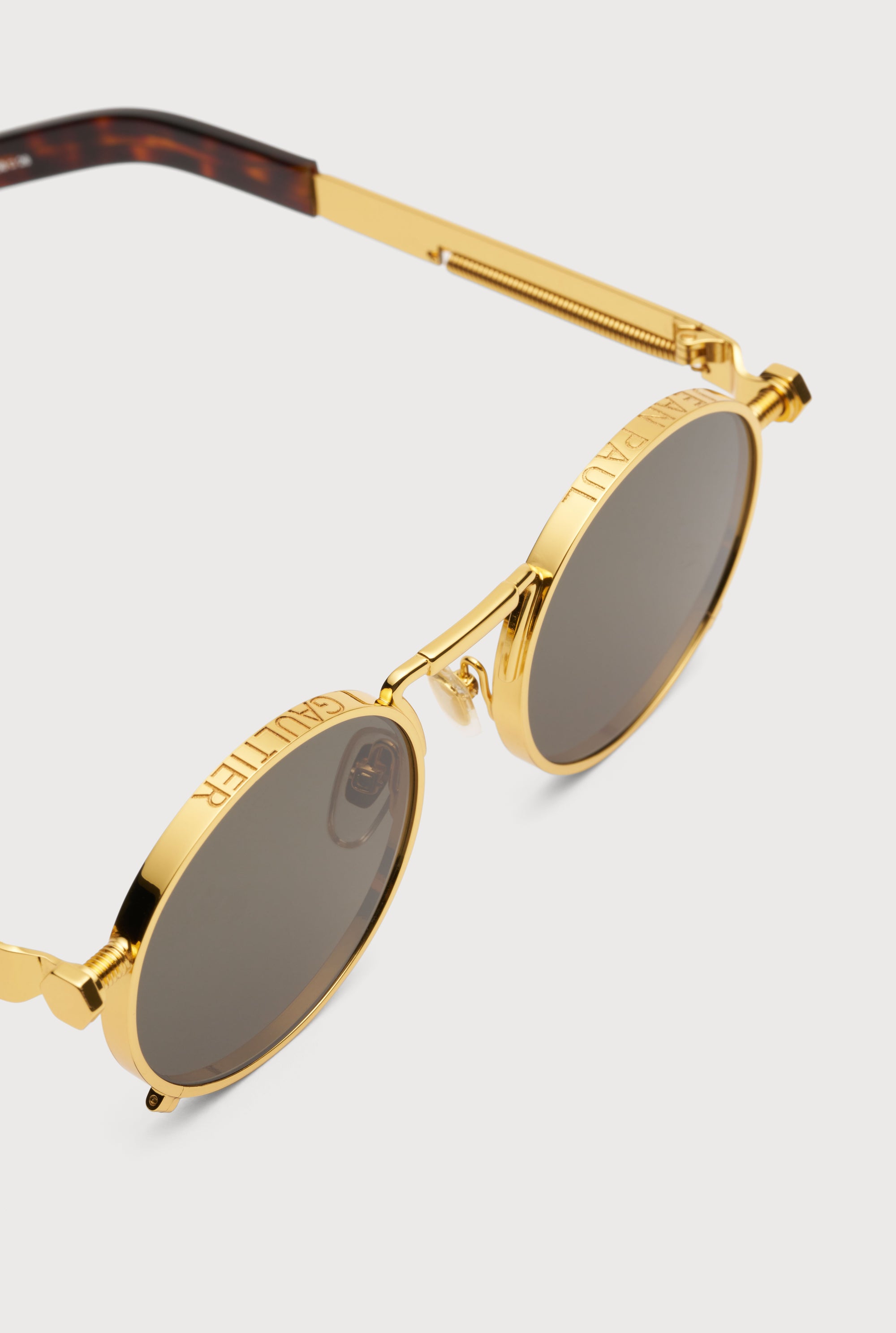 Lunettes de soleil unisexe Ressort - Gold