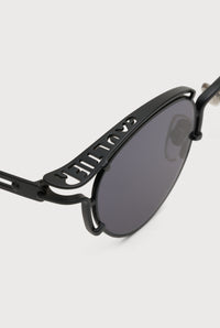 Lunettes de soleil unisexe Sourcil - Black
