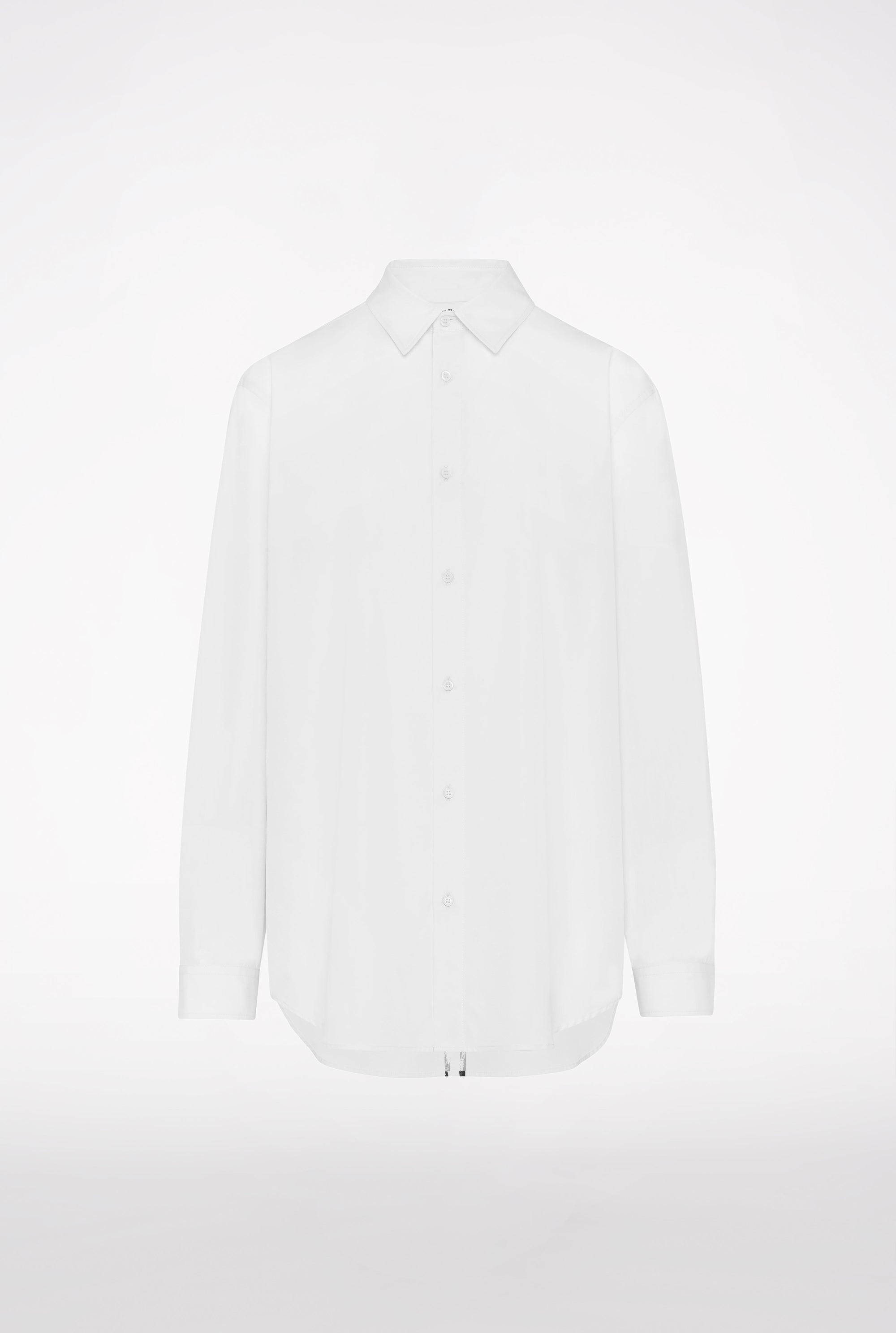 Chemise oversize imprimée au dos - White & Black