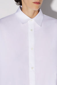 Chemise oversize imprimée au dos - White & Black