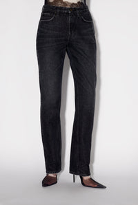 Pantalon droit en denim - Vintage Black