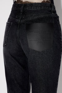 Pantalon droit en denim - Vintage Black
