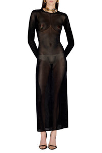 Robe Morphing Pinstripes - Black & Black