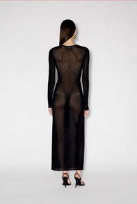Robe Morphing Pinstripes - Black & Black