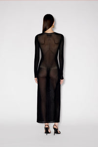 Robe Morphing Pinstripes - Black & Black
