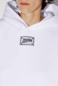 Sweatshirt Logo Jean Paul Gaultier - White & Black
