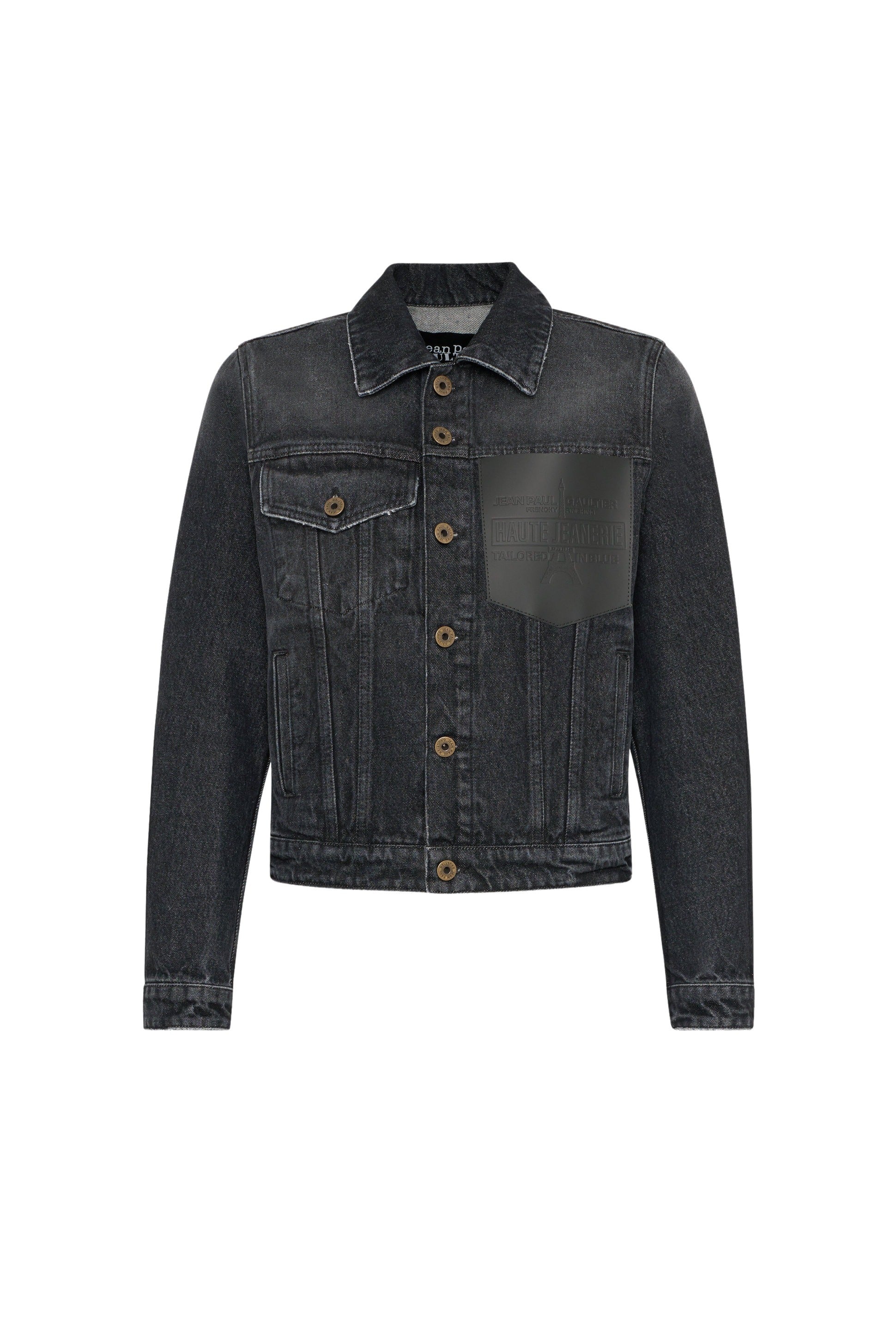 Veste à poches en denim - Vintage Black