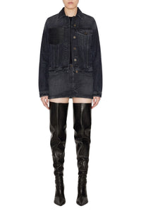 Veste à poches en denim - Vintage Black