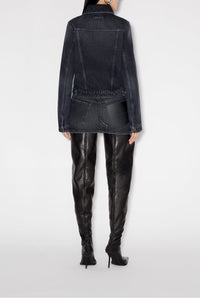 Veste à poches en denim - Vintage Black
