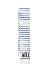 Écharpe marinière en laine - White & Blue