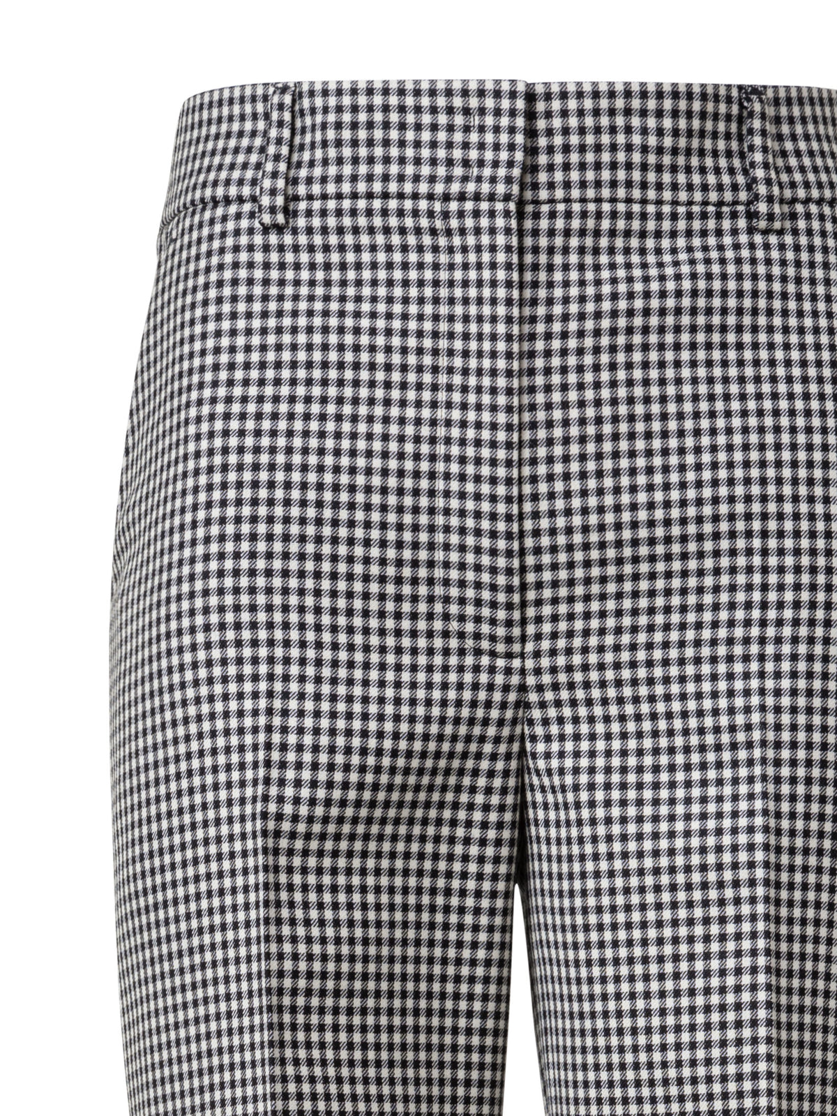 ZNOPICS BLACK-ECRU TROUSERS