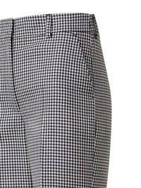 ZNOPICS BLACK-ECRU TROUSERS