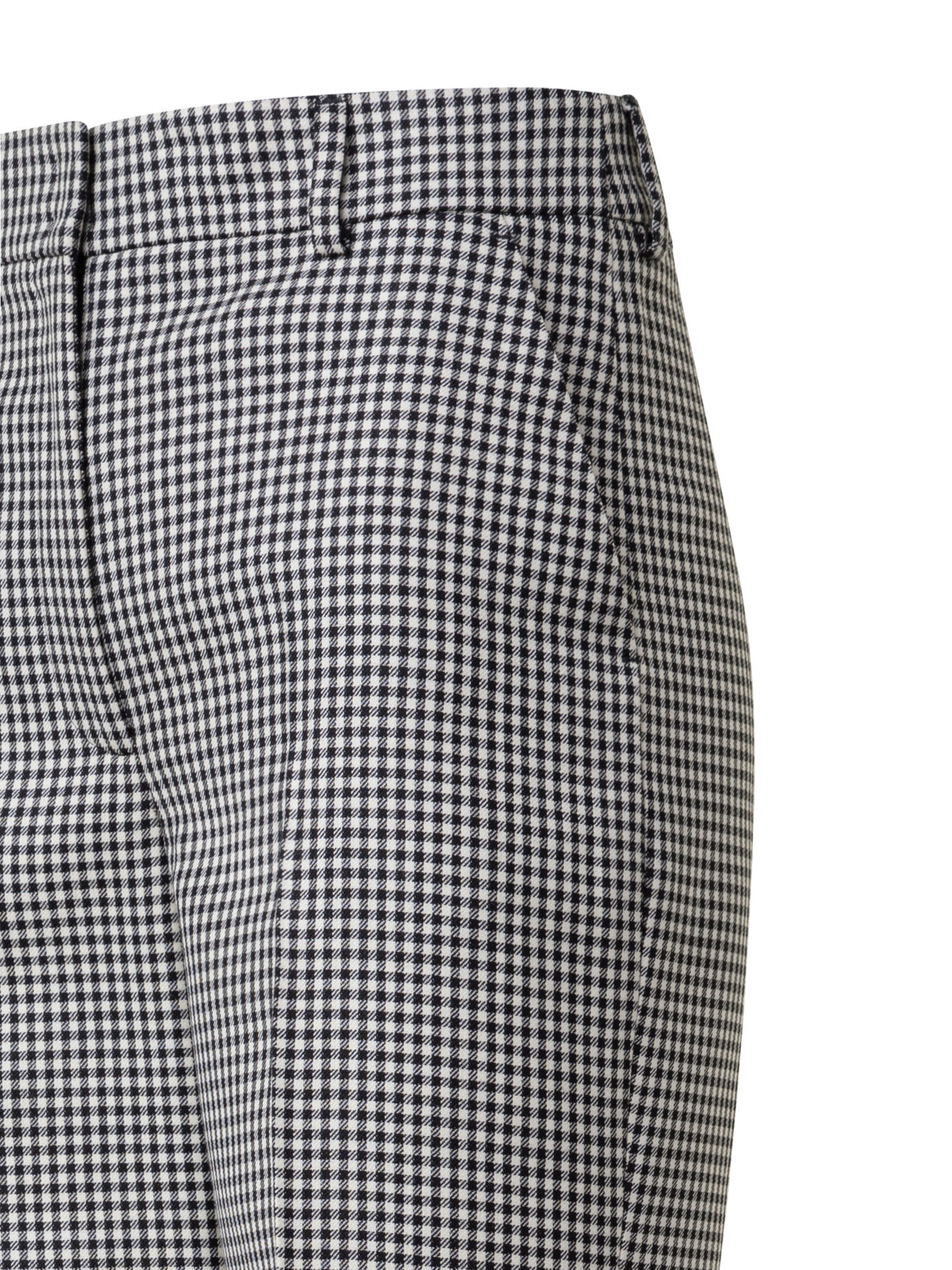 ZNOPICS BLACK-ECRU TROUSERS