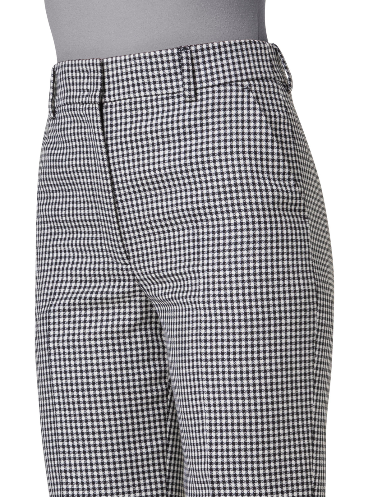 ZNOPICS BLACK-ECRU TROUSERS