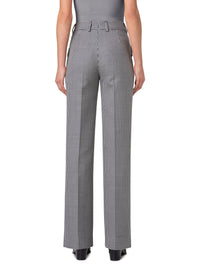 ZNOPICS BLACK-ECRU TROUSERS