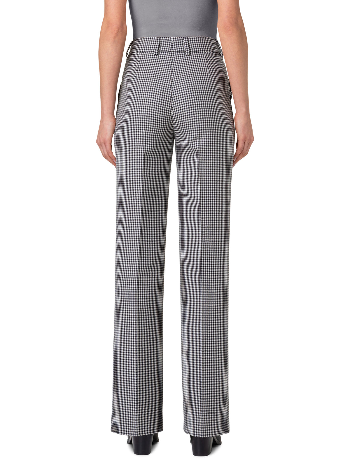 ZNOPICS BLACK-ECRU TROUSERS