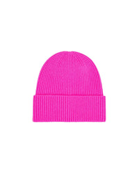 Bonnet à revers en cachemire - Utopic Pink
