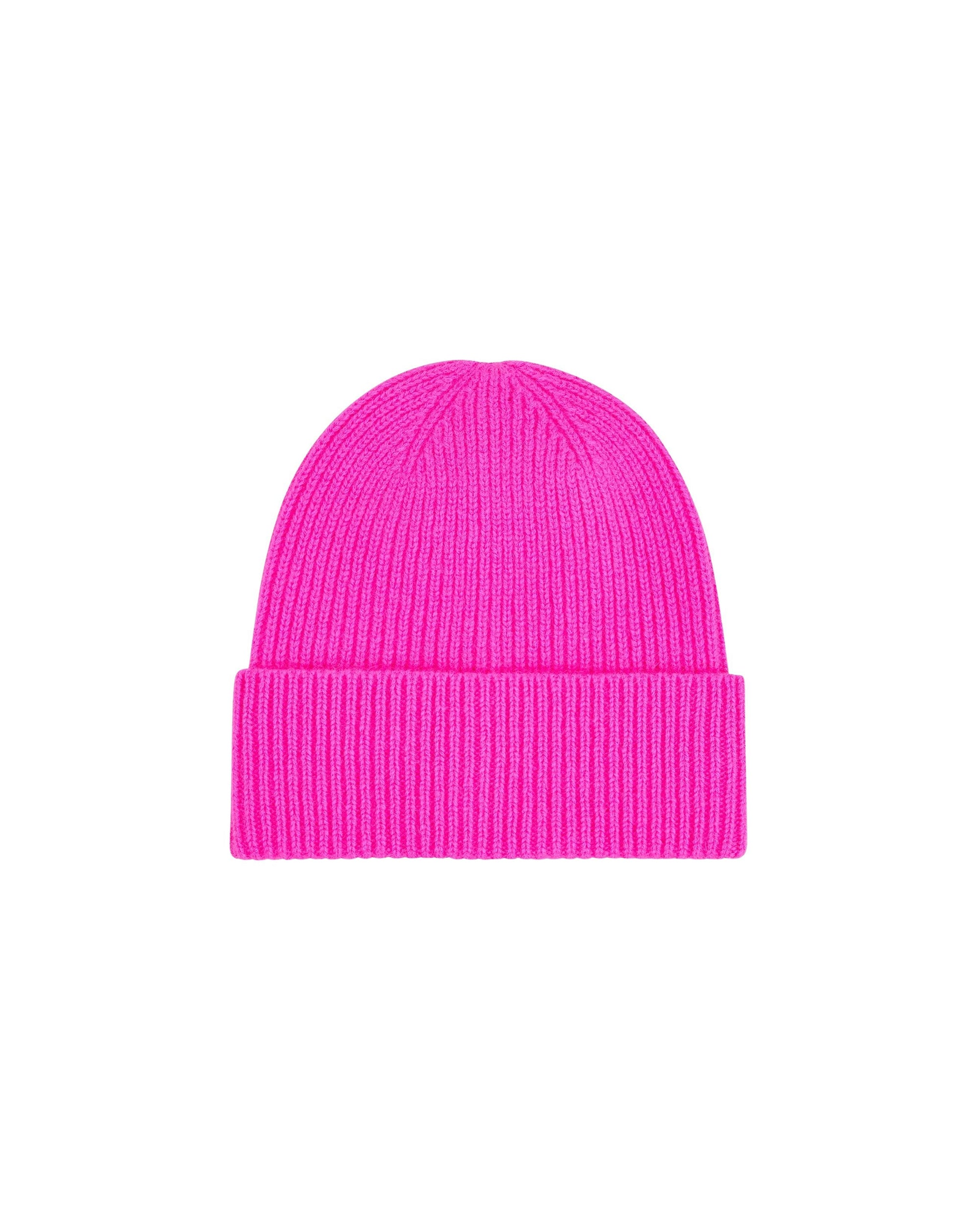 Bonnet à revers en cachemire - Utopic Pink