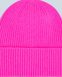 UTOPIC PINK / NEW / QTY : 0 / Bonnet à Revers à Petites Côtes - Utopic Pink