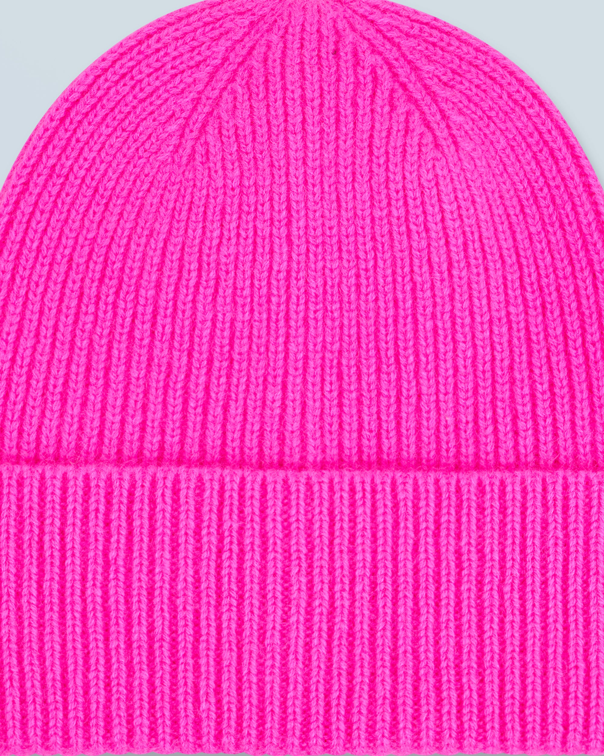UTOPIC PINK / NEW / QTY : 0 / Bonnet à Revers à Petites Côtes - Utopic Pink