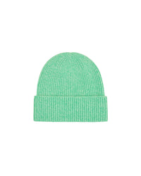 Bonnet à revers en cachemire - Utopic Green
