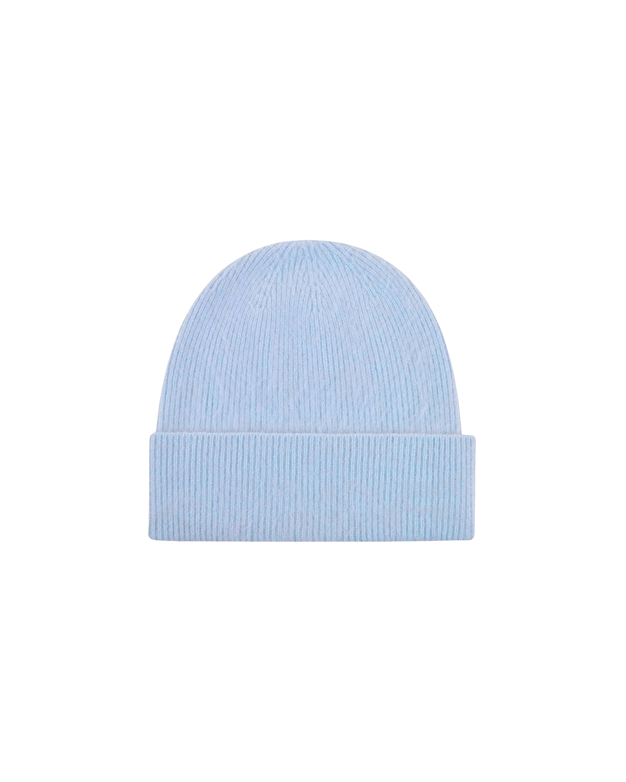 Bonnet à revers en cachemire - Baby Blue