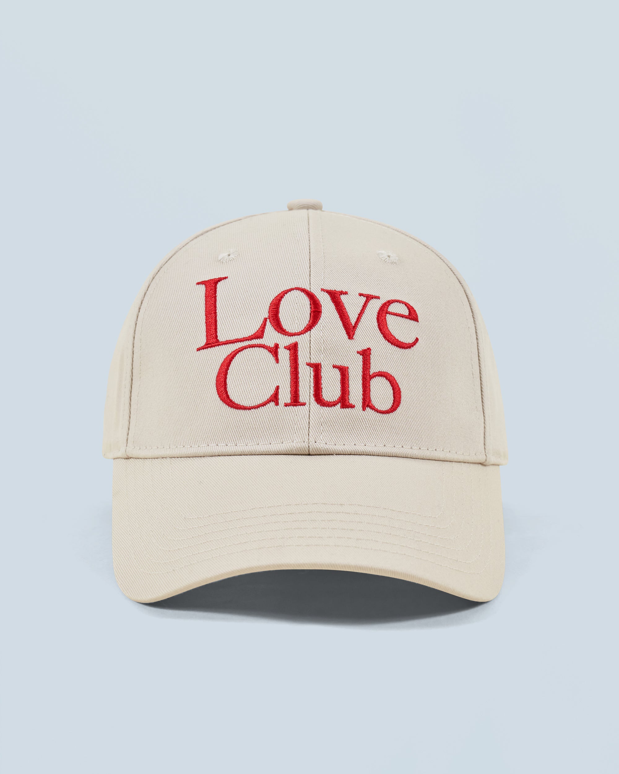 SABLE / NEW / QTY : 58 / Casquette à Visière Courbée Love Club - Sable