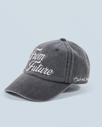 WASHED BLACK / NEW / QTY : 28 / Casquette à Visière Courbée From Future - Washed Black