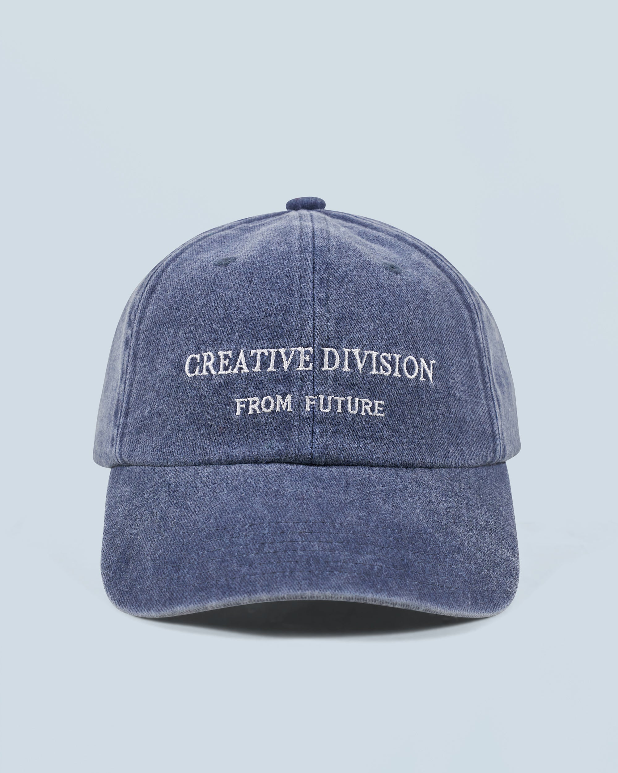 WASHED GREY BLUE / NEW / QTY : 26 / Casquette à Visière Courbée Creative Division - Washed Grey Blue