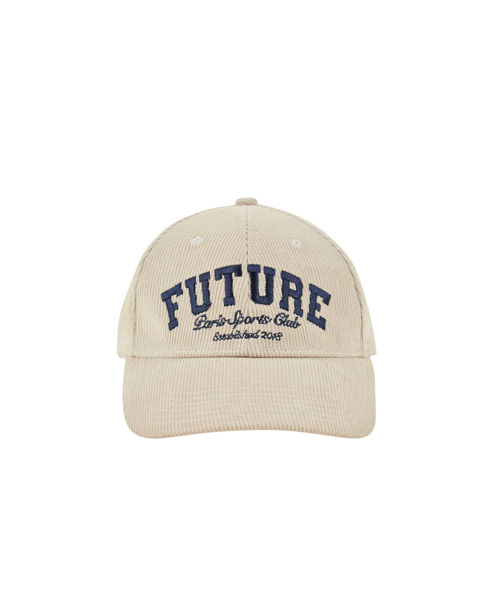 Casquette à visière courbée en velours cotelé - Sable