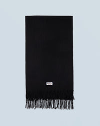 NOIR / NEW / QTY : 61 / Echarpe à Franges - Noir