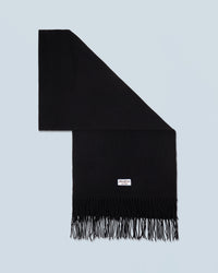 NOIR / NEW / QTY : 61 / Echarpe à Franges - Noir