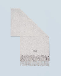 GRIS CHINE CLAIR / NEW / QTY : 86 / Echarpe à Franges - Gris Chine Clair