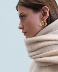BEIGE CHINÉ / NEW / QTY : 2 / Echarpe A Franges - Beige Chiné