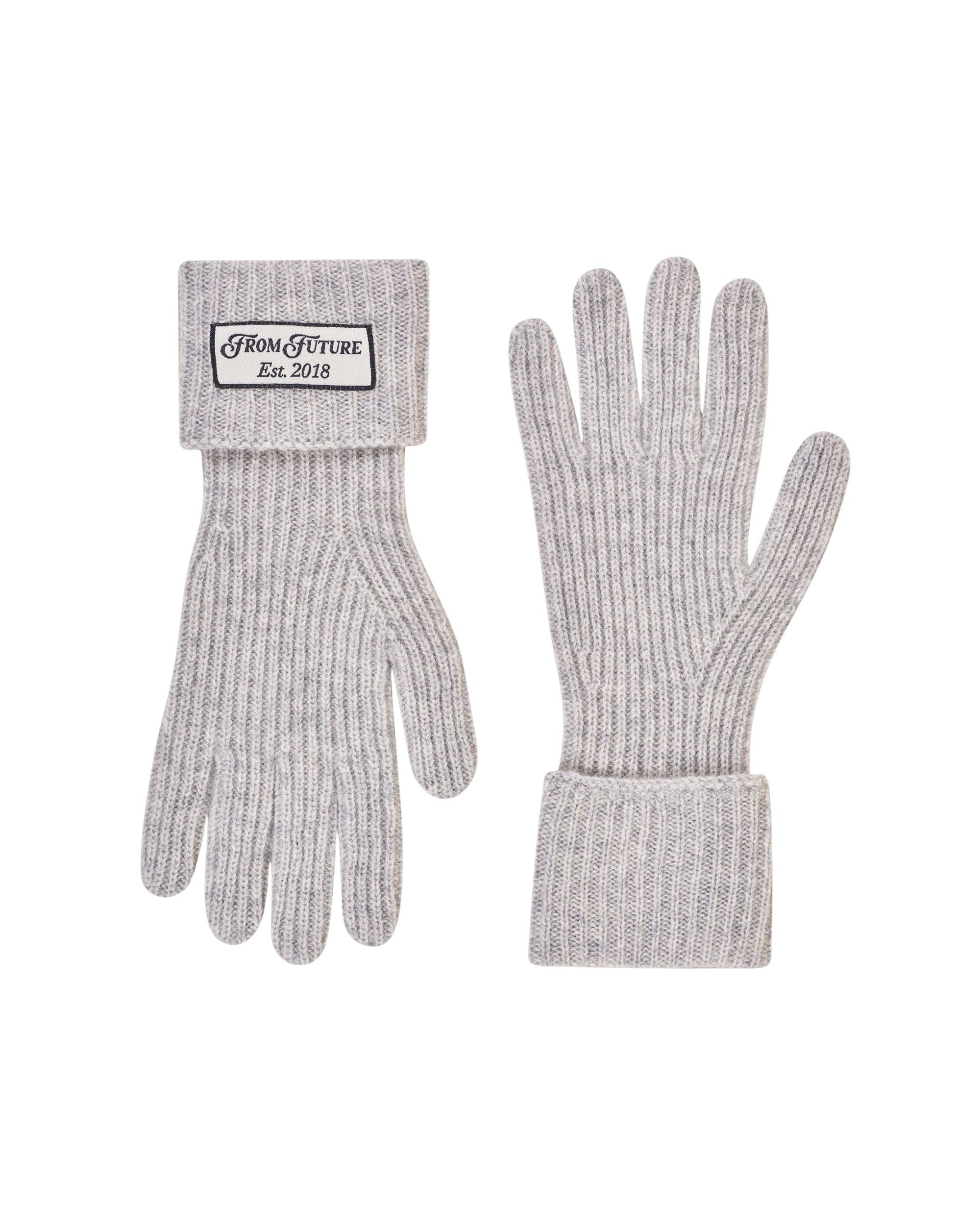 Gants en cachemire - Gris Chiné Clair