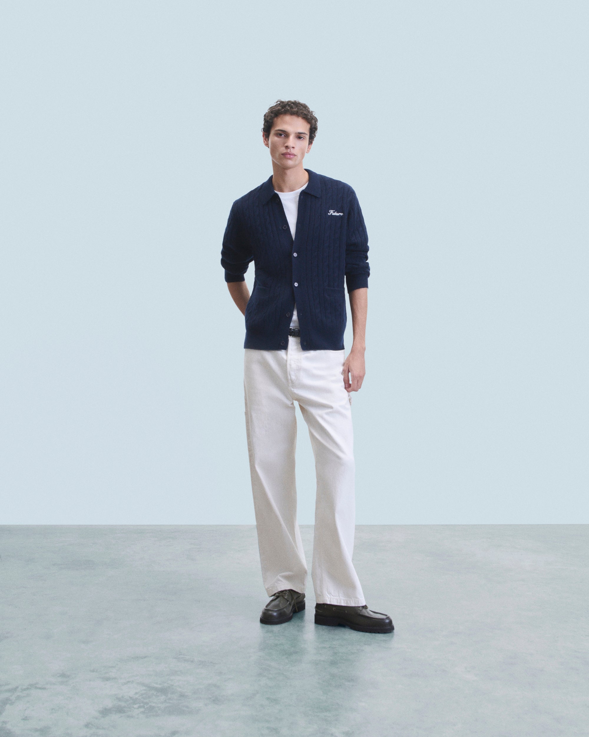 NAVY / DJV / QTY : 0 / Chemise Manches Longues - Navy