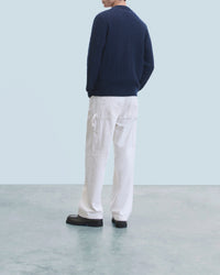 ZZ HORS LIGNE Long sleeve cashmere shirt - Navy