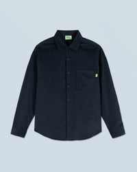 NAVY / NEW / QTY : 15 / Chemise Manches Longues Velours Cotelé - Navy