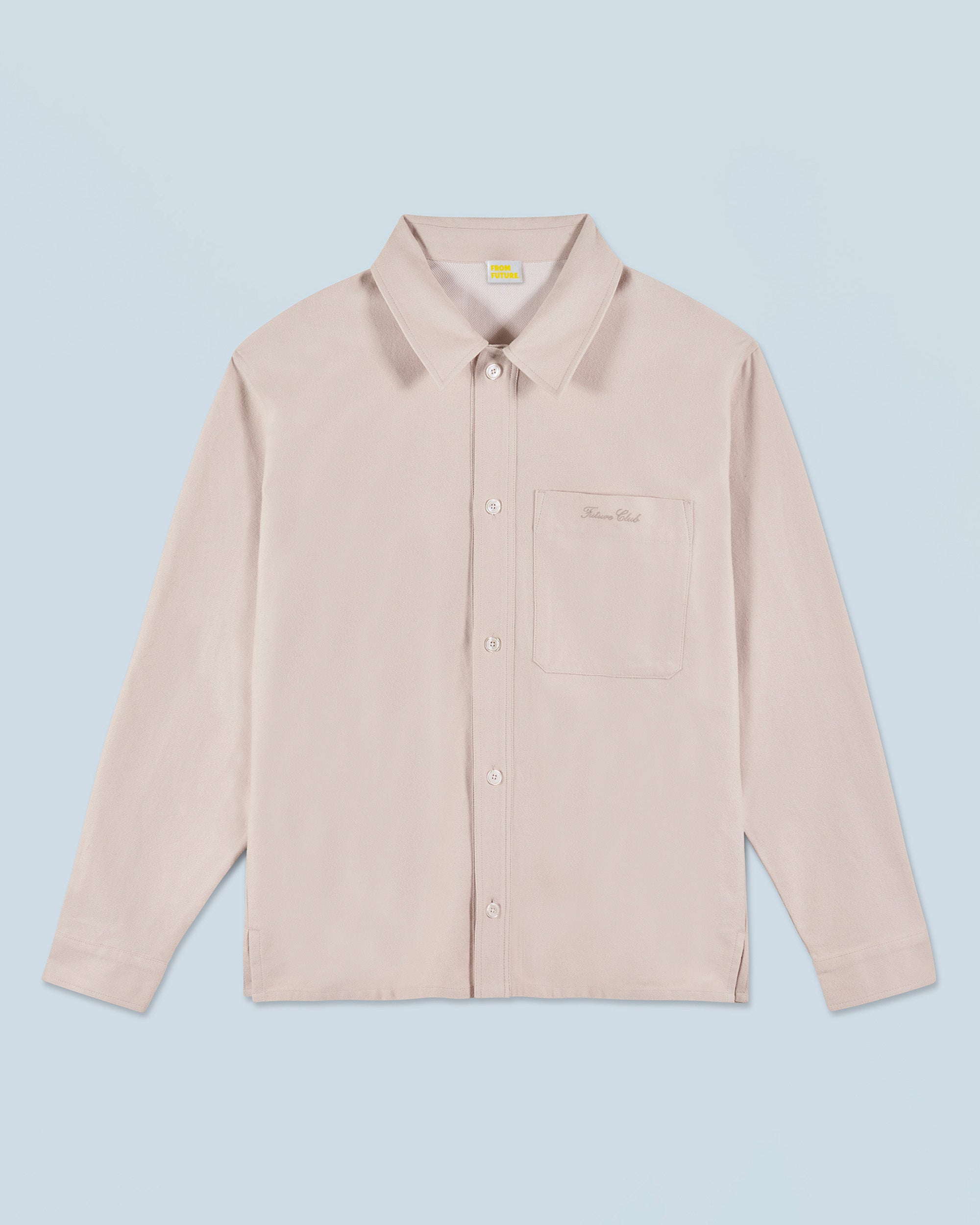 SABLE / NEW / QTY : 21 / Chemise Manches Longues From Future Poche - Sable