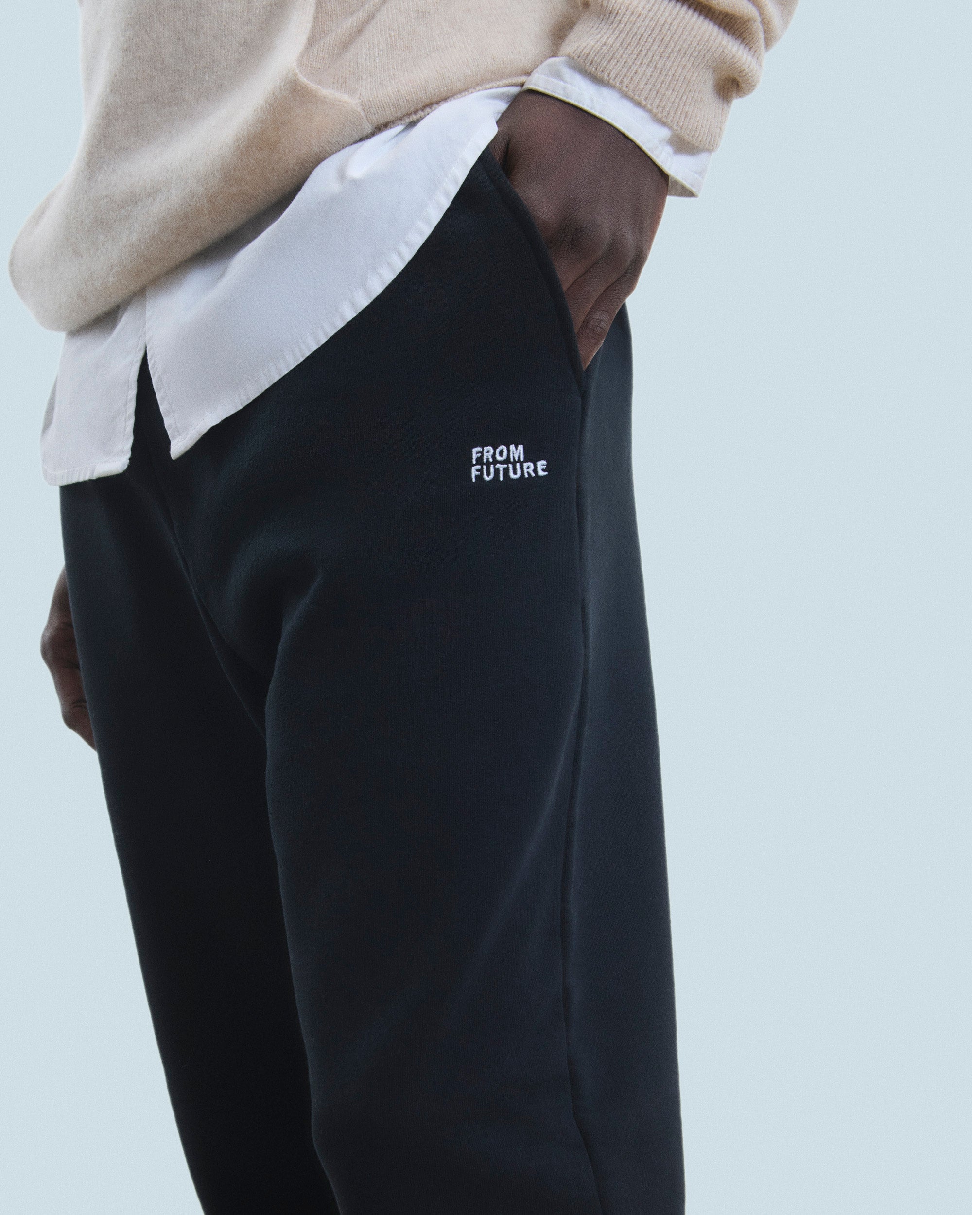Pantalon de jogging droit Future molletonné - Noir