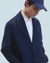 NAVY / NEW / QTY : 4 / Outerwear Manteau Long Double Face - Navy