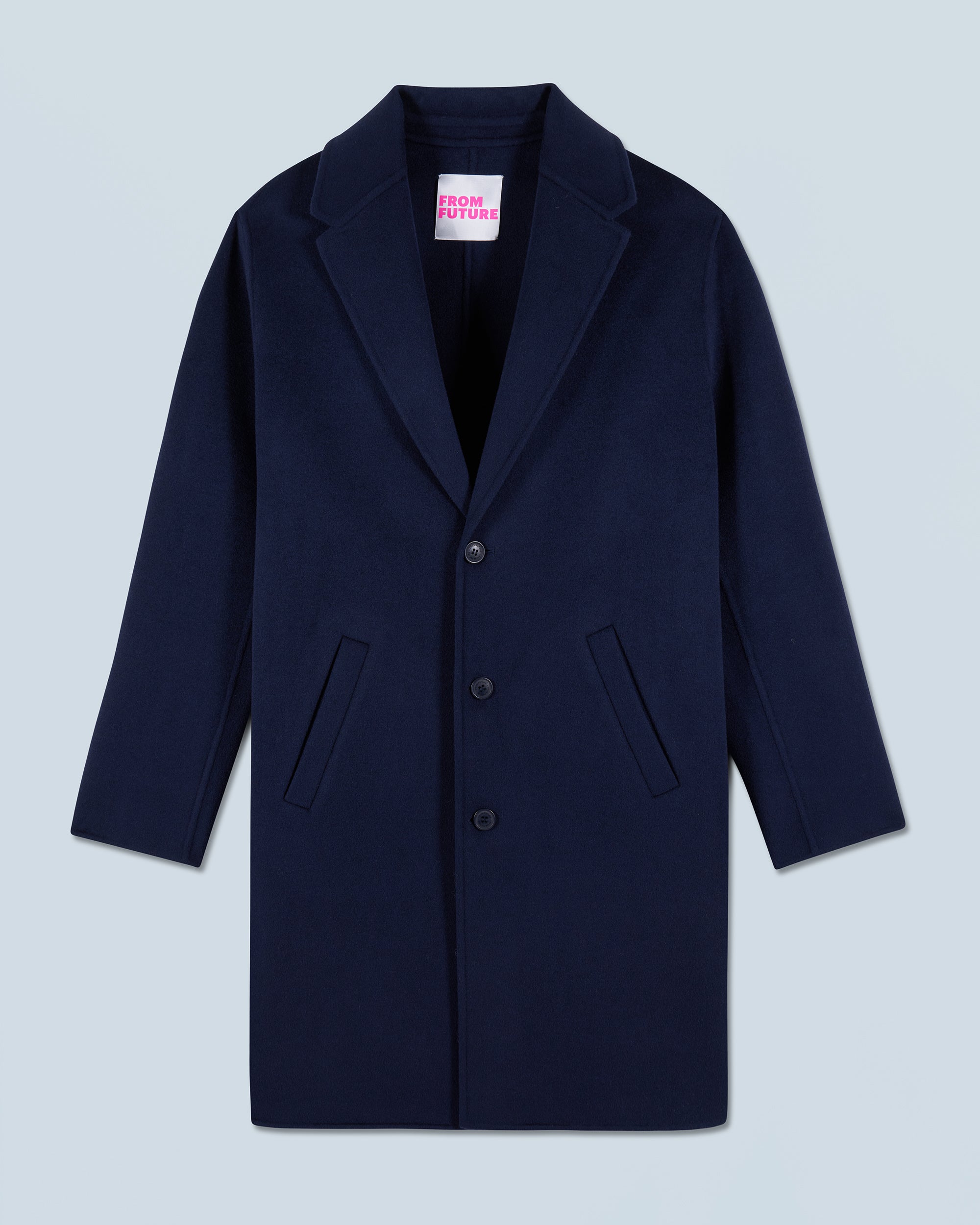 NAVY / NEW / QTY : 4 / Outerwear Manteau Long Double Face - Navy