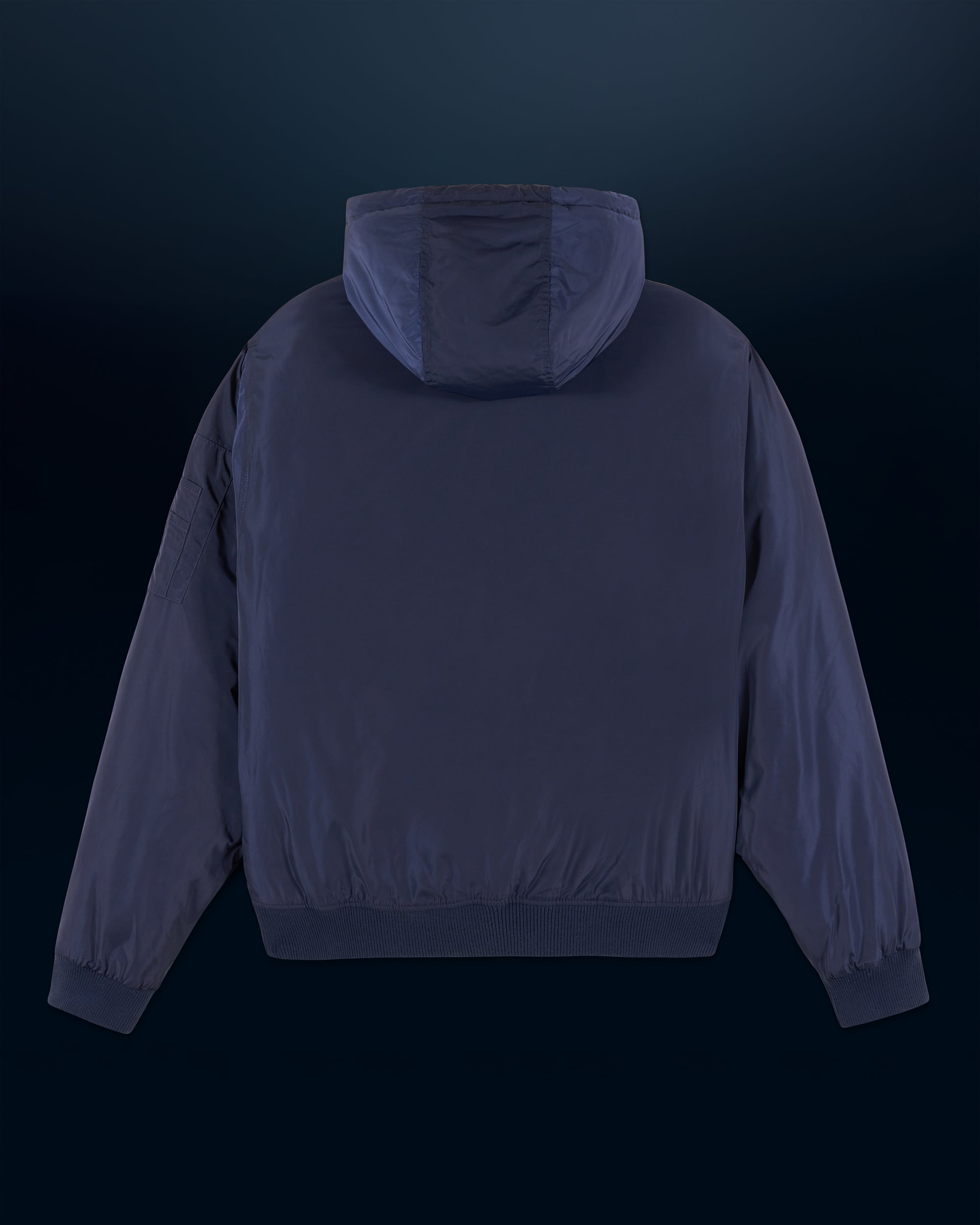 Veste bomber à capuche - Navy