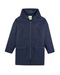 Parka longue à capuche - Navy