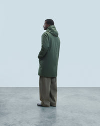 Parka zippée à capuche - Kaki