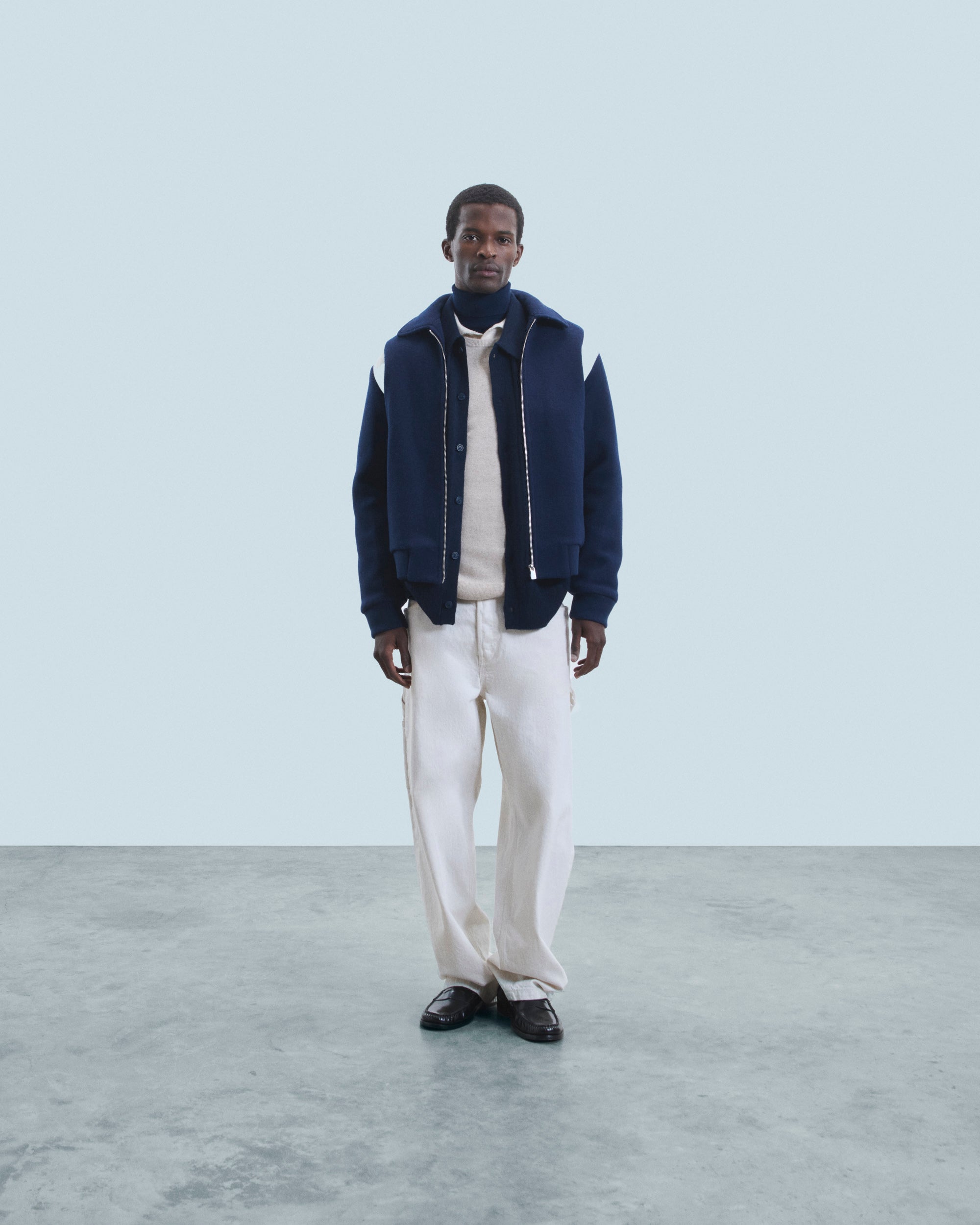 Y. ONLY PORTE / NAVY / NEW / QTY : 47 / Veste - Navy