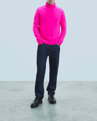 Pull col roulé en cachemire - Utopic Pink