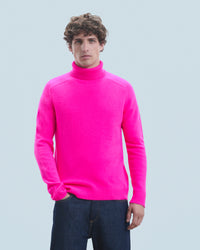 UTOPIC PINK / NEW / QTY : 1 / Pull Col Roulé - Utopic Pink