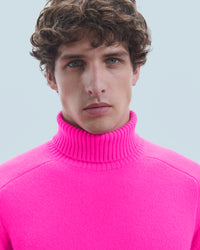 UTOPIC PINK / NEW / QTY : 1 / Pull Col Roulé - Utopic Pink