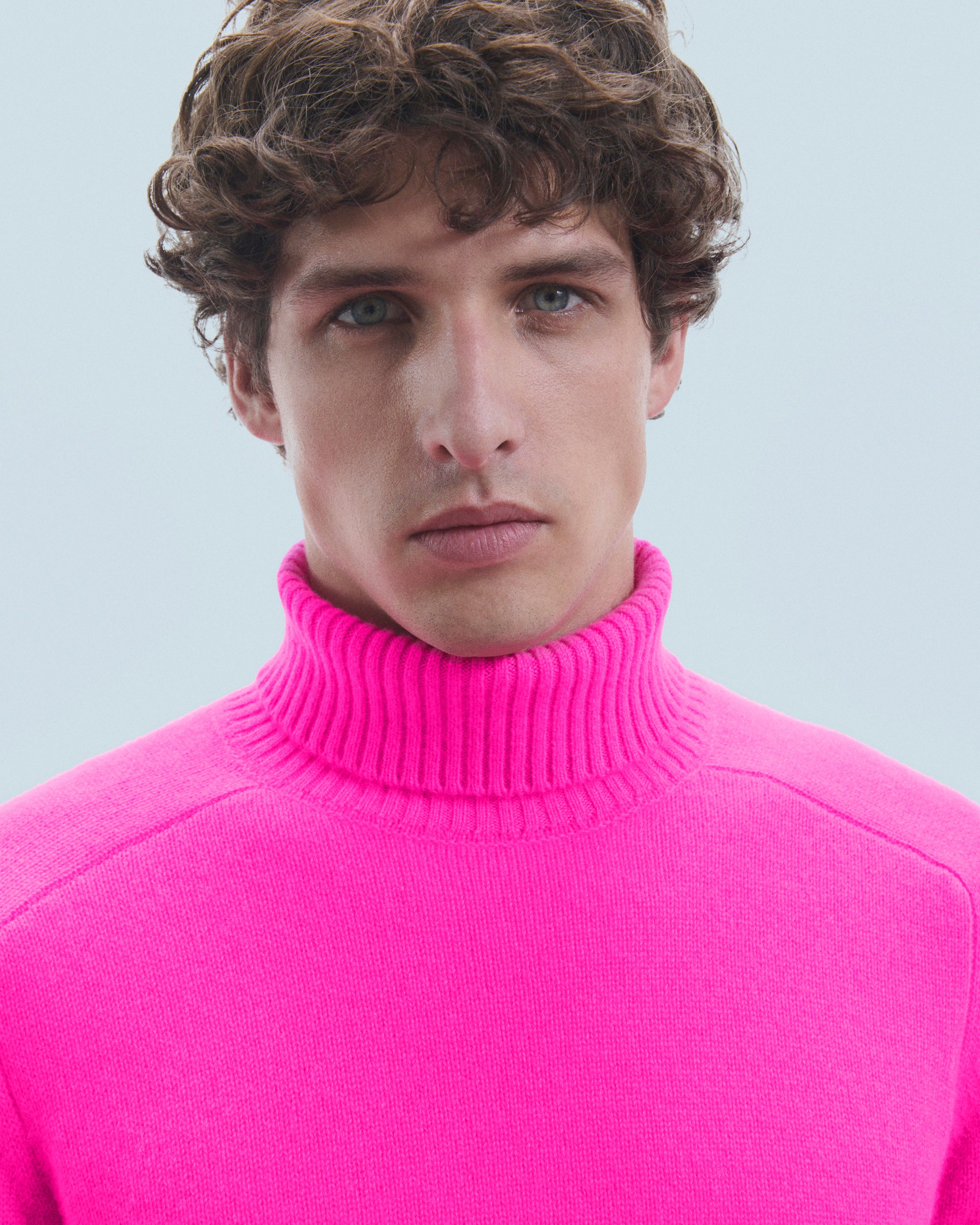 UTOPIC PINK / NEW / QTY : 1 / Pull Col Roulé - Utopic Pink